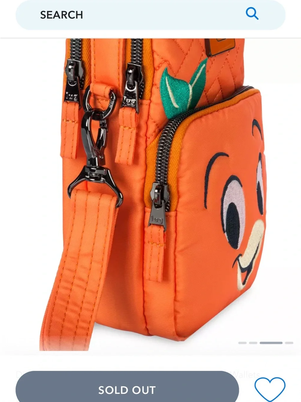 Disney Loungefly Orange Bird and Lug Crossbody - 2024 Flower & Garden Festival - Picture 8 of 15